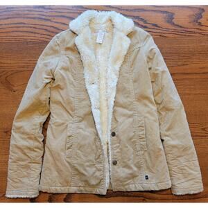 Abercrombie & Fitch Sherpa Lined Corduroy Jacket – XS
